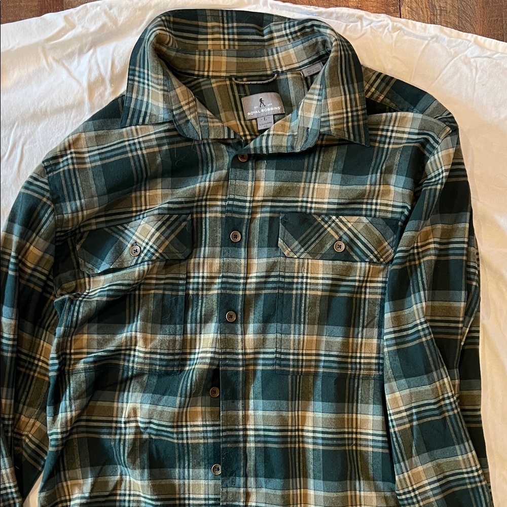 Royal Robbins Forest Plaid Button-Down Shirt